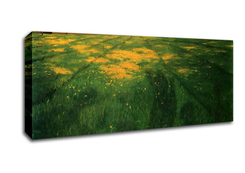 Picture of Felix Vallotton Field Of Green Oats Panoramic Canvas Wall Art