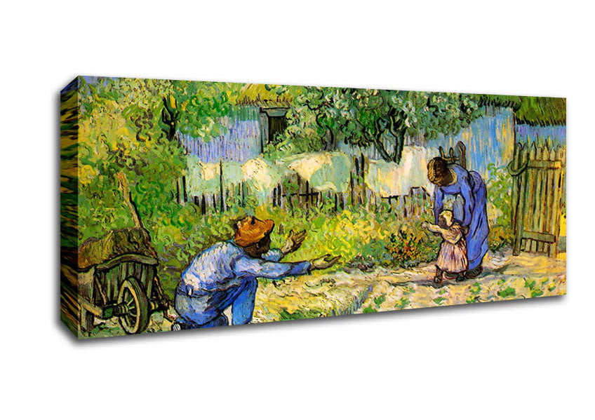 Picture of Van Gogh First Steps Panoramic Canvas Wall Art