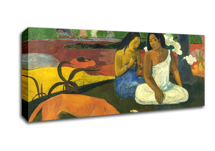 Picture of Gauguin Arearea Panoramic Canvas Wall Art