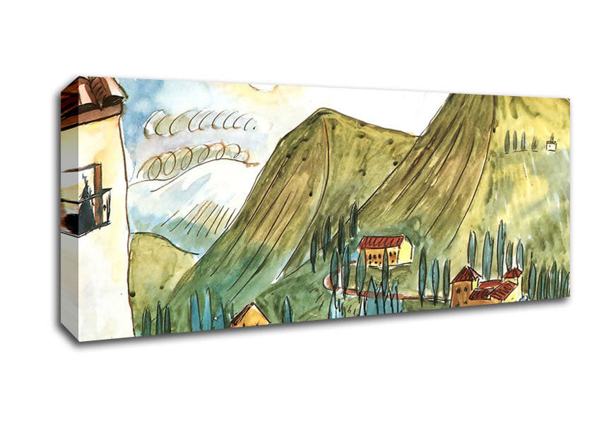 Picture of Walter Gramatte Granada Panoramic Canvas Wall Art