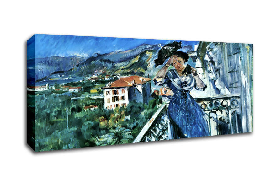 Picture of Lovis Corinth In Bordighera Panoramic Canvas Wall Art