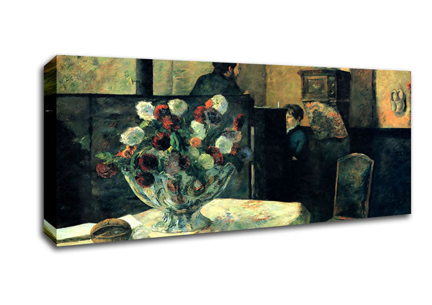 Picture of Gauguin Interior Of Painter Of Rue Carcel Panoramic Canvas Wall Art