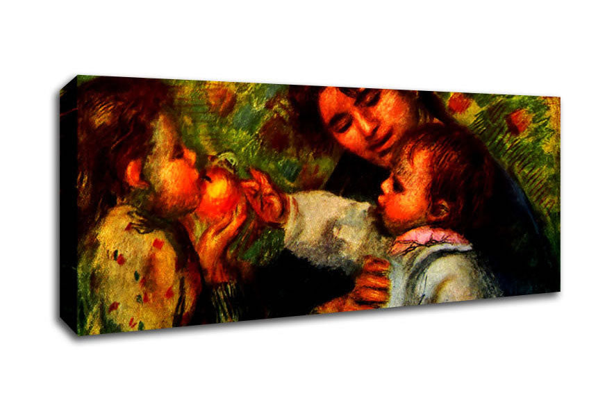 Picture of Jean Renoir And Gabrielle Panoramic Canvas Wall Art