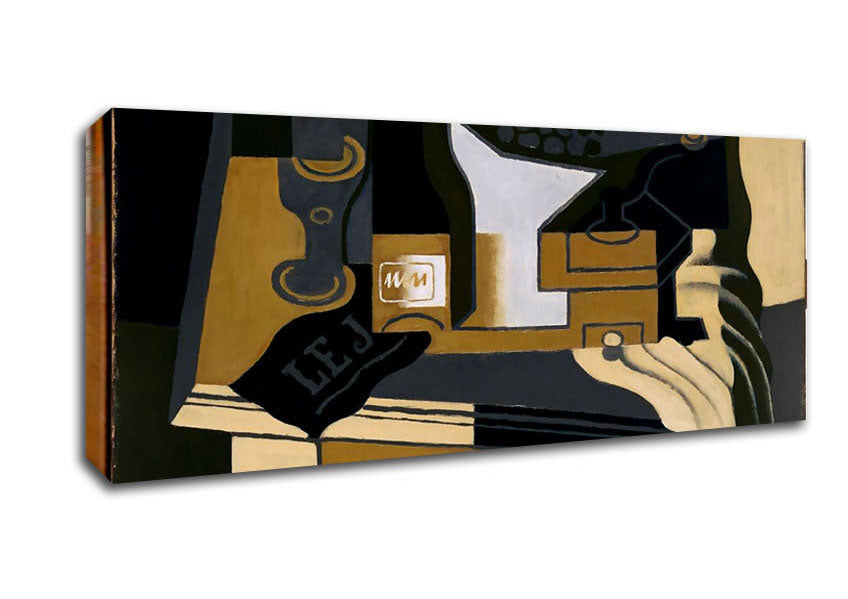 Picture of Juan Gris Coffee Grinder Panoramic Canvas Wall Art