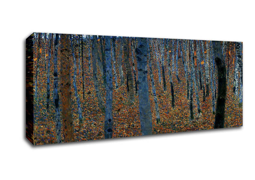 Picture of Klimt Beech Grove 1 Panoramic Canvas Wall Art