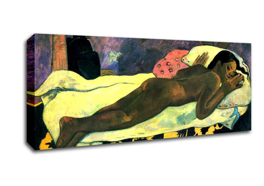 Picture of Gauguin Manao Tupapau Panoramic Canvas Wall Art