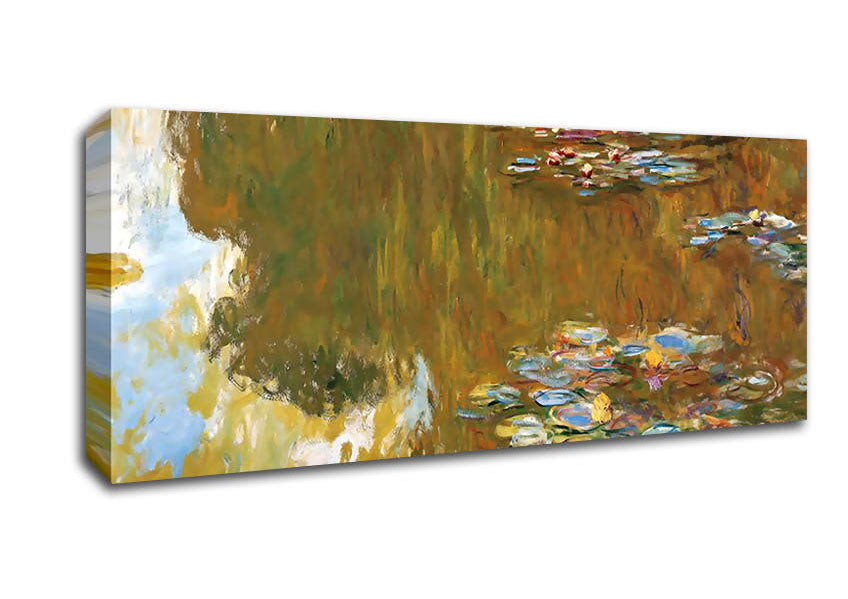 Picture of Monet The Water Lily Ponda Panoramic Canvas Wall Art