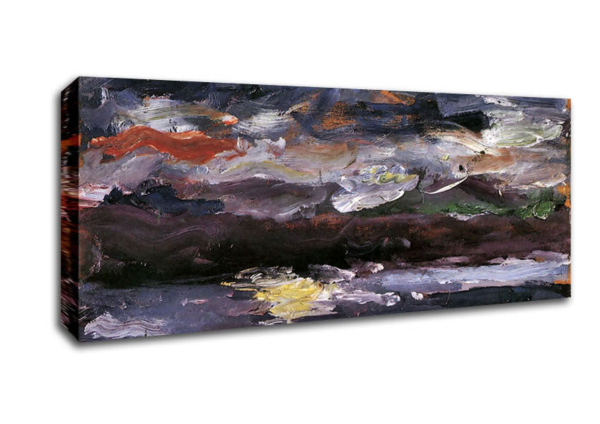 Picture of Lovis Corinth Moonlight Panoramic Canvas Wall Art
