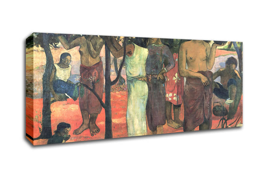 Picture of Gauguin Nava Nava Mehana Panoramic Canvas Wall Art