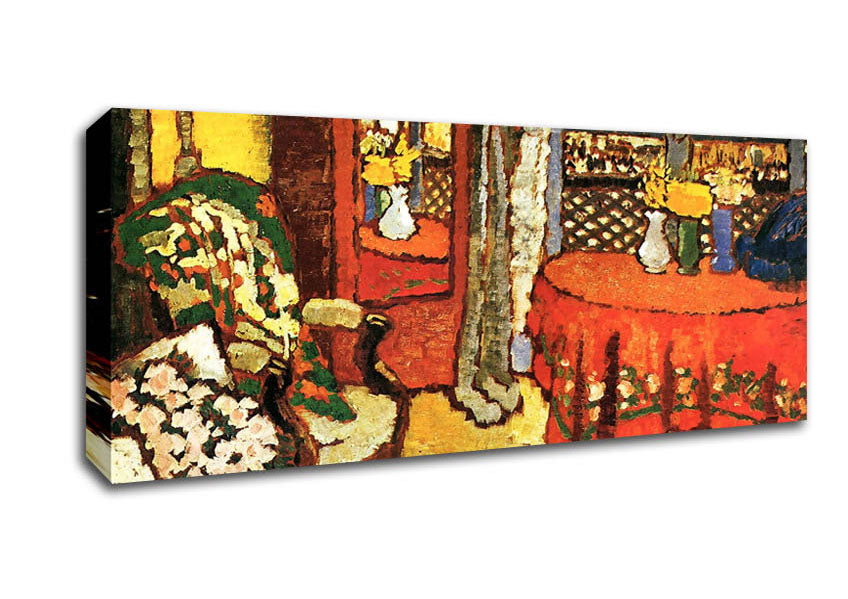 Picture of Joseph Rippl-Ronai Paris Interior Panoramic Canvas Wall Art