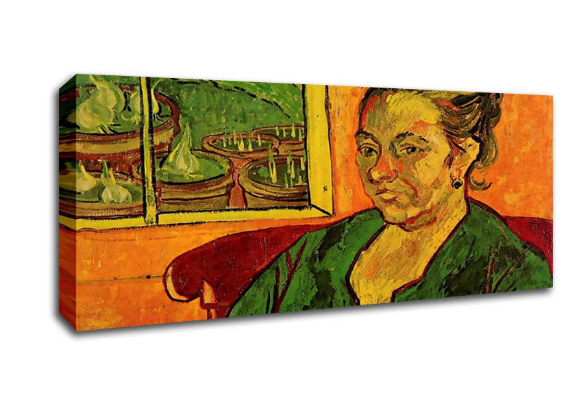 Picture of Van Gogh Portrait Of Madame Augustine Roulin Panoramic Canvas Wall Art