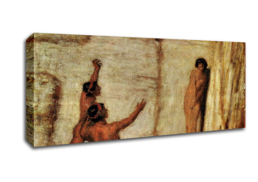 Picture of Franz Von Stuck Race Panoramic Canvas Wall Art