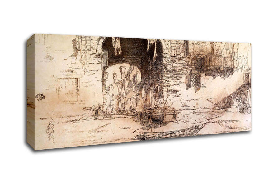 Picture of Whistler San Biagio Panoramic Canvas Wall Art