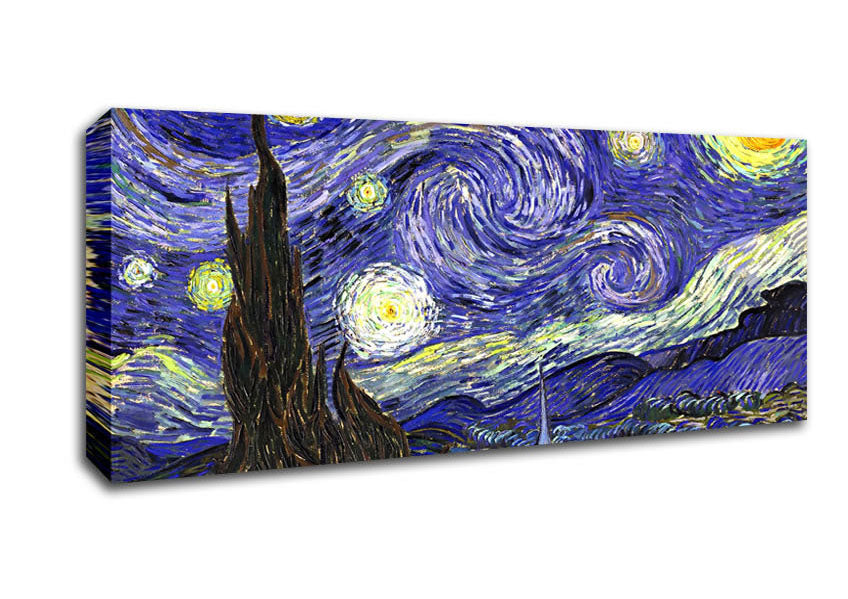 Picture of Starry Night Panoramic Canvas Wall Art