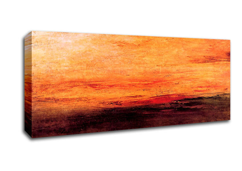 Picture of Joseph Mallord Turner Sunset Panoramic Canvas Wall Art