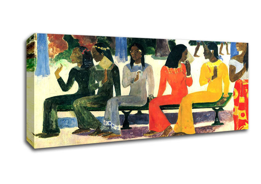 Picture of Gauguin Ta Matete Panoramic Canvas Wall Art