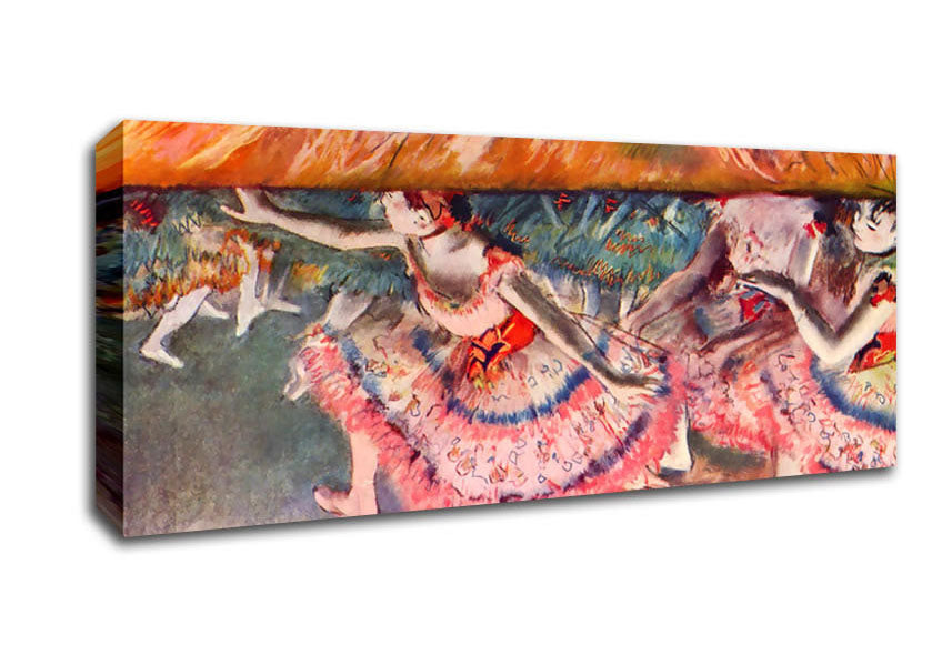 Picture of Degas The Curtain Falls Panoramic Canvas Wall Art