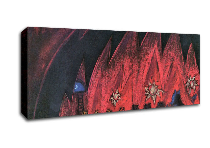 Picture of Walter Gramatte The Dreaming Boy 5 Panoramic Canvas Wall Art