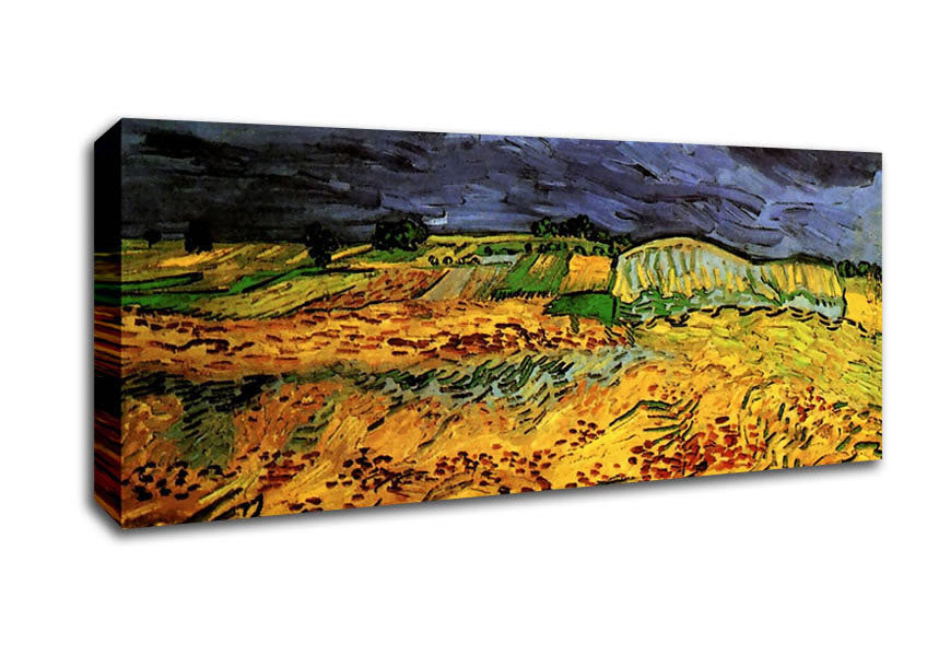 Picture of Van Gogh The Fields Panoramic Canvas Wall Art