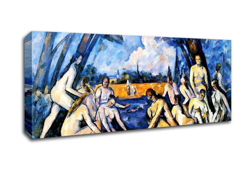 Picture of Gauguin The Gathering Panoramic Canvas Wall Art