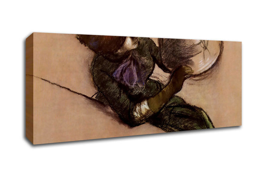 Picture of Degas The Milliner Panoramic Canvas Wall Art