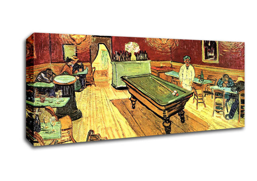 Picture of Van Gogh The Night Cafe On Place Lamartine In Arles Panoramic Canvas Wall Art