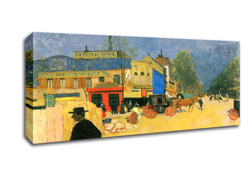 Picture of Felix Vallotton The Place Clichy In Paris Panoramic Canvas Wall Art