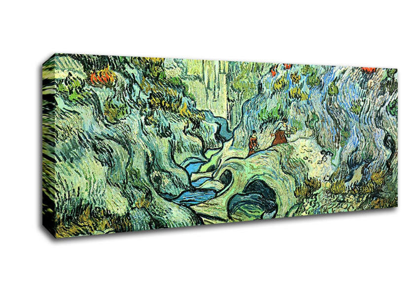 Picture of Van Gogh The Ravine Panoramic Canvas Wall Art
