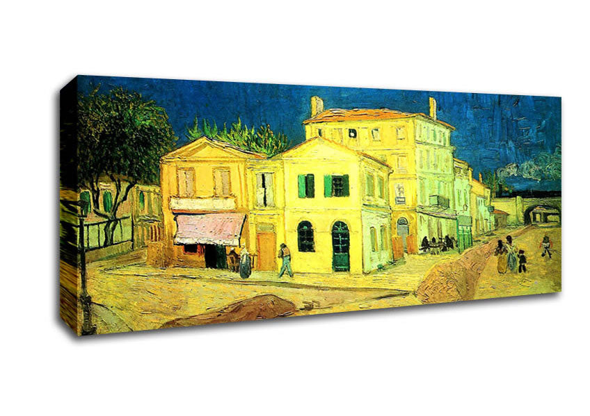 Picture of Van Gogh The Yellow House Vincents House Panoramic Canvas Wall Art