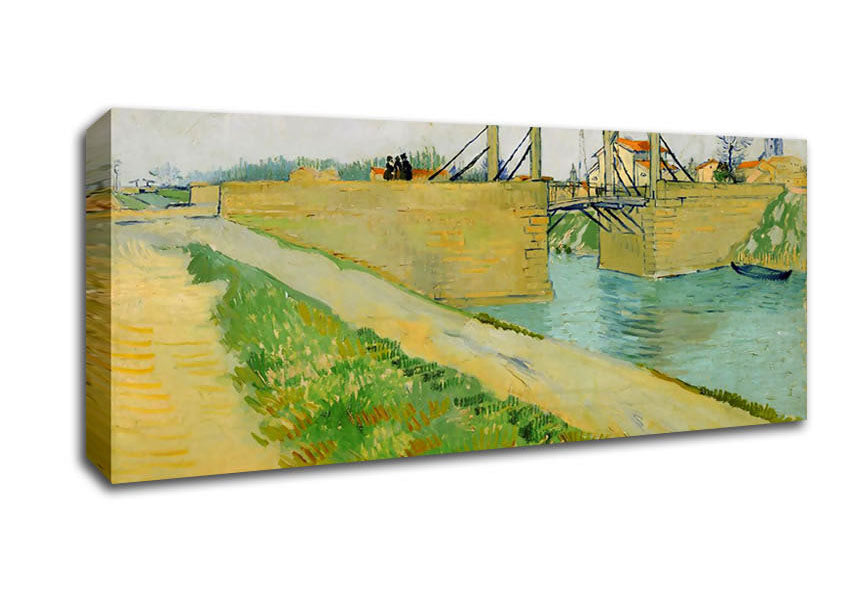 Picture of Van Gogh The Langlois Bridge Panoramic Canvas Wall Art