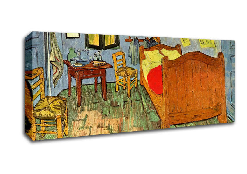 Picture of Van Goghs Bedroom By Van Gogh Panoramic Canvas Wall Art