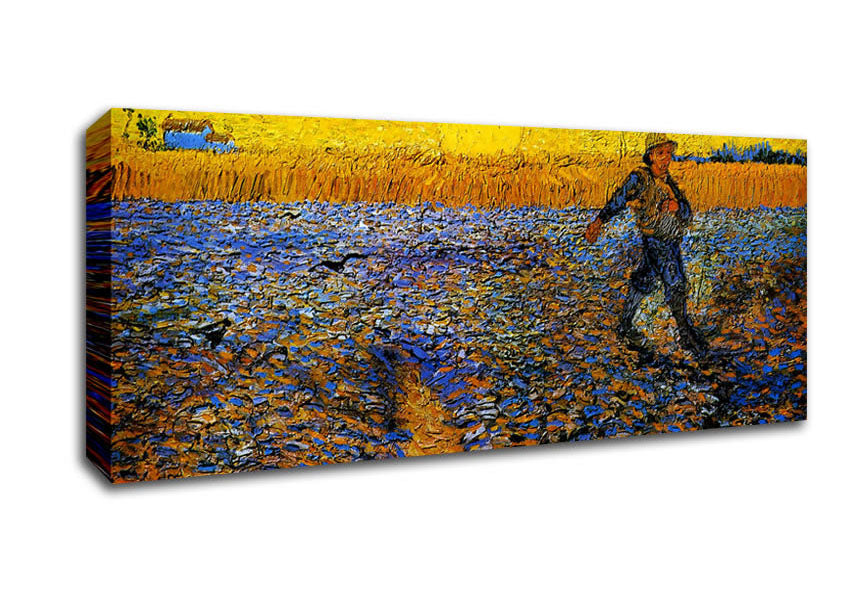 Picture of Van Gogh Sower Panoramic Canvas Wall Art
