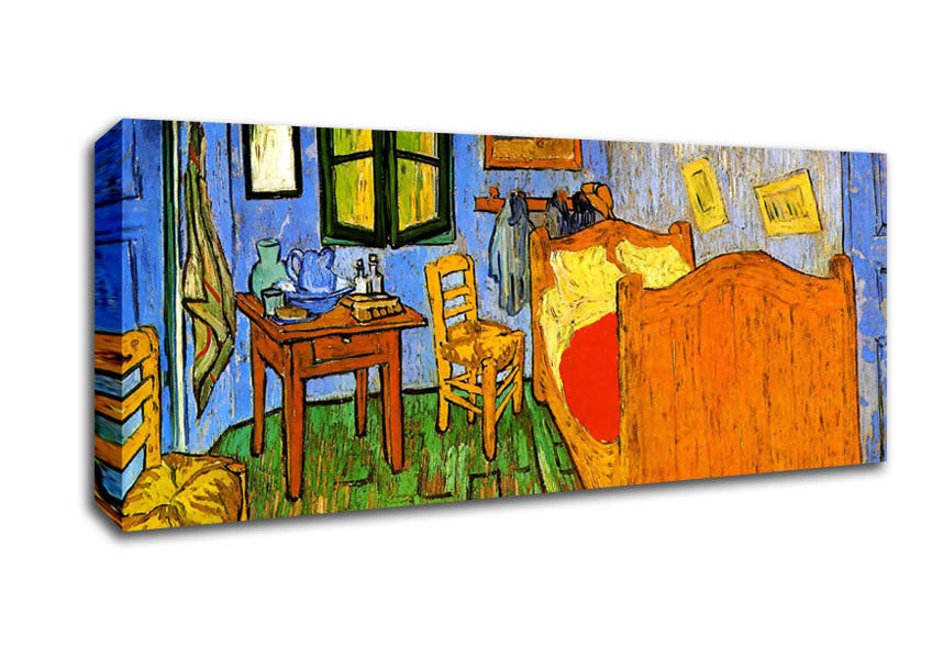 Picture of Van Gogh His Bedroom 3 Panoramic Canvas Wall Art