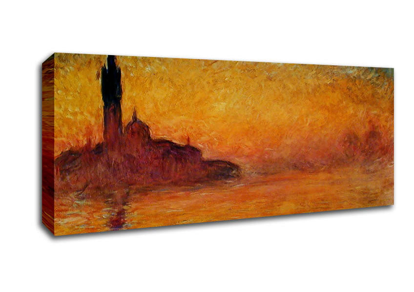 Picture of Vincent Van Gogh Twilight In Venice Panoramic Canvas Wall Art