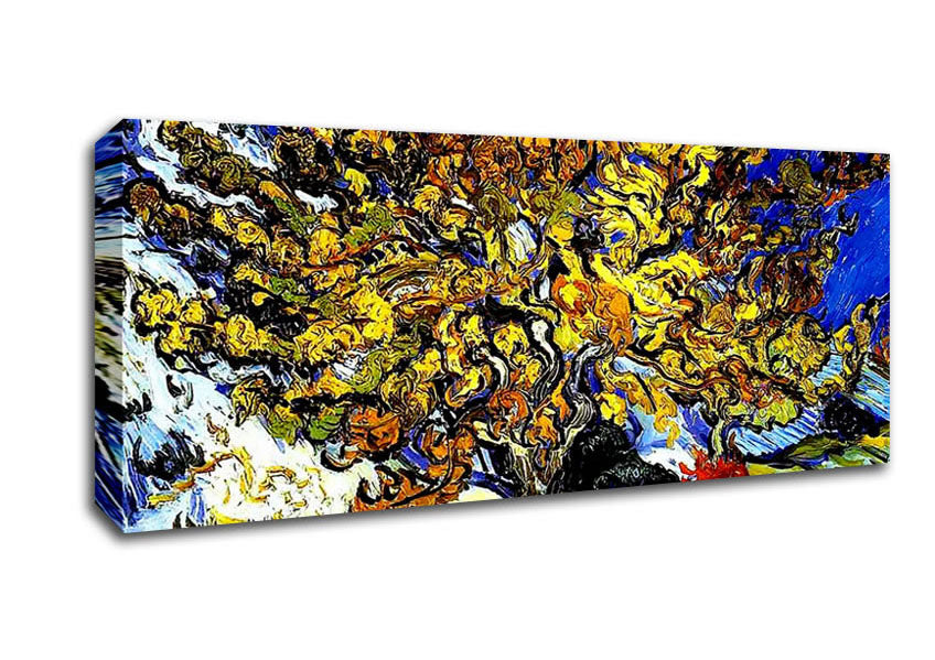 Picture of Vincent Van Gogh The Mulberry Tree Panoramic Canvas Wall Art