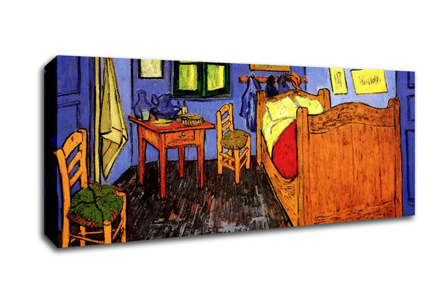 Picture of Vincents Bedroom In Arles By Van Gogh 6 Panoramic Canvas Wall Art