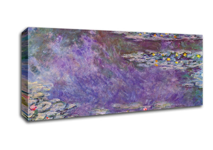 Picture of Monet Water Lily Pond 3 Panoramic Canvas Wall Art
