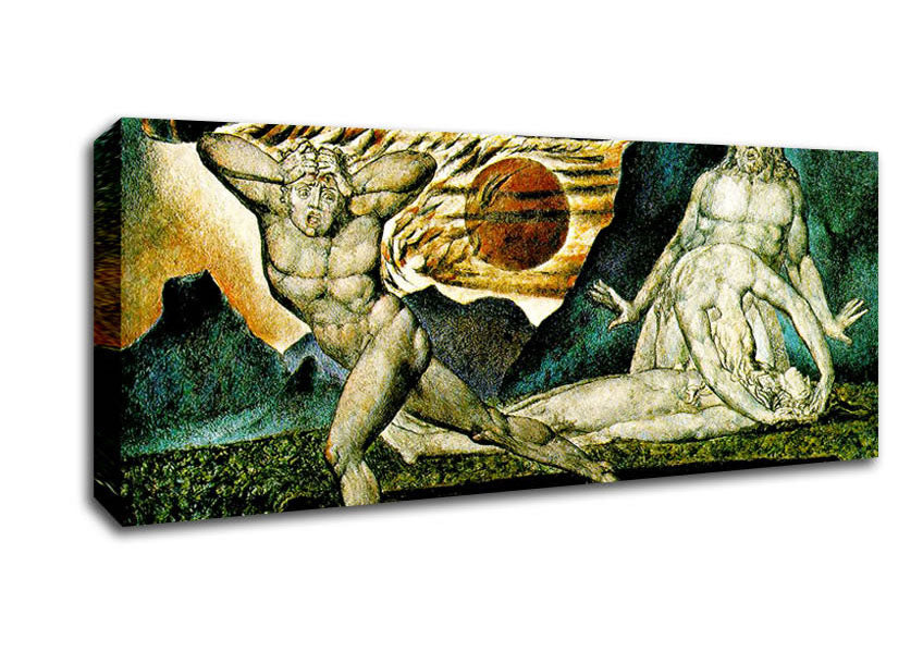 Picture of William Blake The Body Of Abel Panoramic Canvas Wall Art