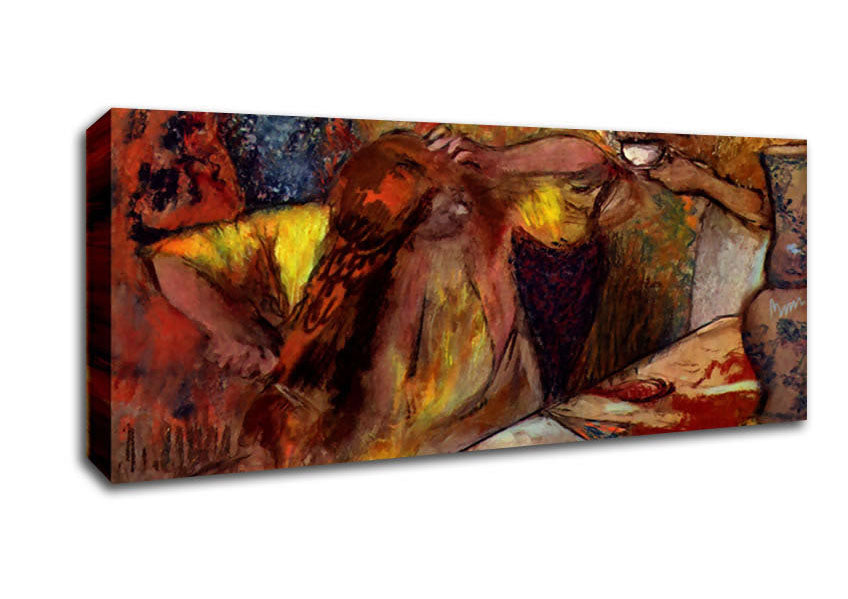 Picture of Degas Women At The Toilet 1 Panoramic Canvas Wall Art