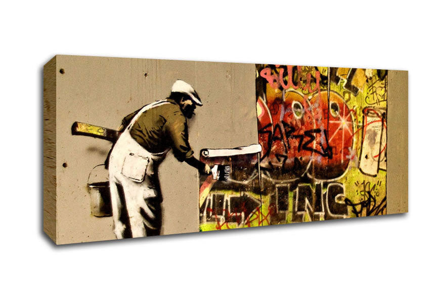 Picture of Wall Paper Panoramic Canvas Wall Art