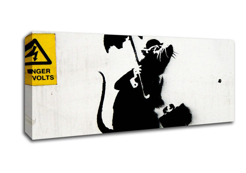 Picture of Electrical Rat Panoramic Canvas Wall Art