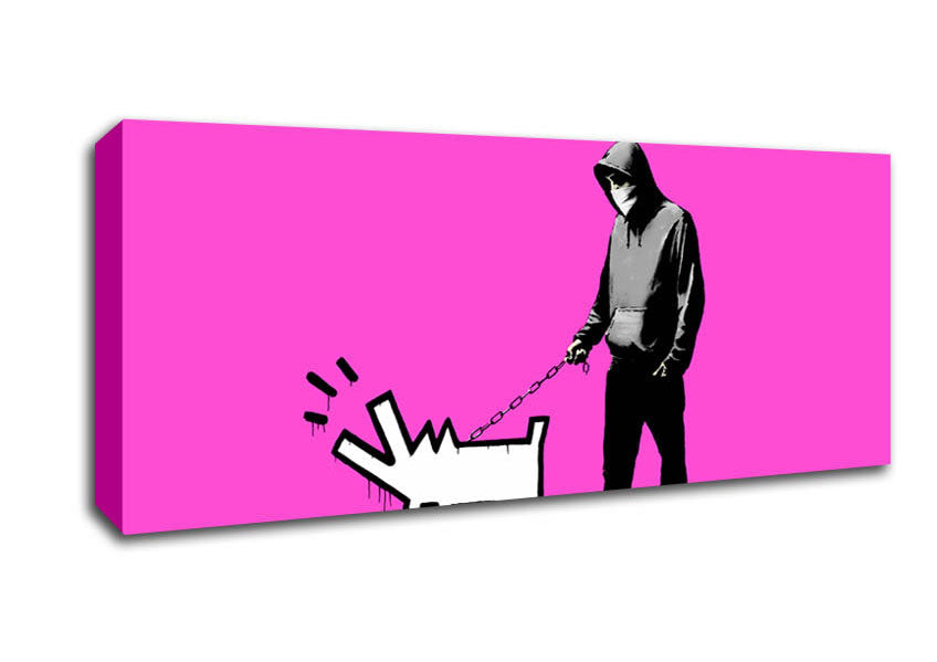 Picture of Hoodie With Snapper Pink Panoramic Canvas Wall Art