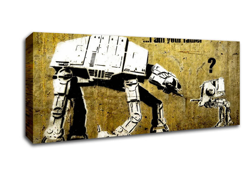 Picture of I Am Your Father Panoramic Canvas Wall Art