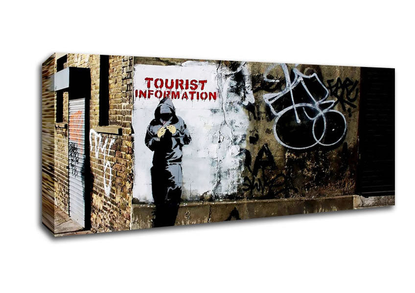 Picture of Tourist Information Panoramic Canvas Wall Art