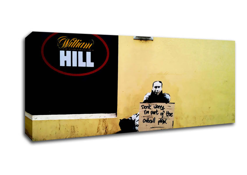 Picture of William Hill Plan Panoramic Canvas Wall Art