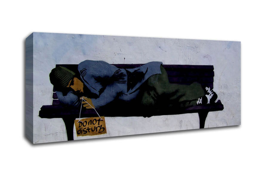 Picture of Do Not Disturb Panoramic Canvas Wall Art