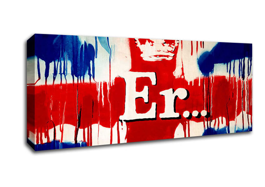 Picture of Er Flag Panoramic Canvas Wall Art