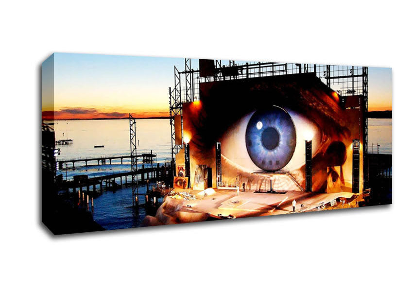 Picture of Eye Watching You Panoramic Canvas Wall Art