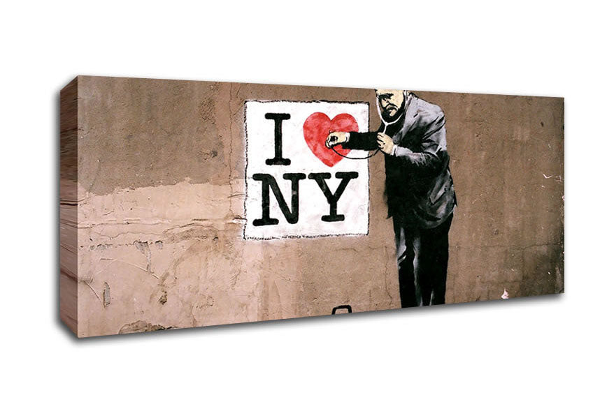 Picture of Love Ny Panoramic Canvas Wall Art
