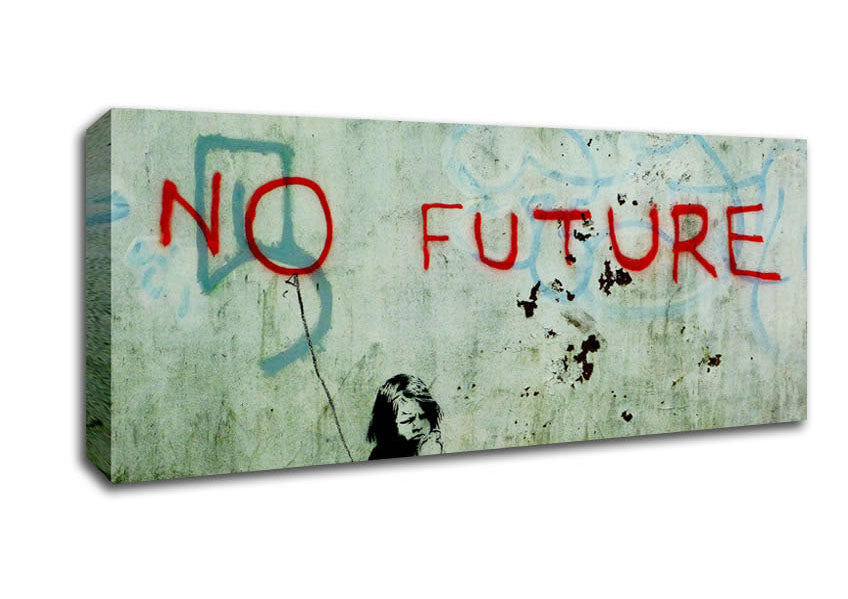 Picture of No Future Clean Panoramic Canvas Wall Art